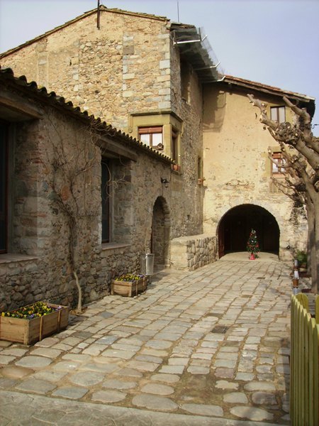 Maison de campagne du restaurant du XIVe siècle